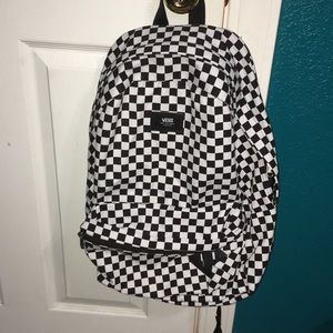Vans checkered backpack